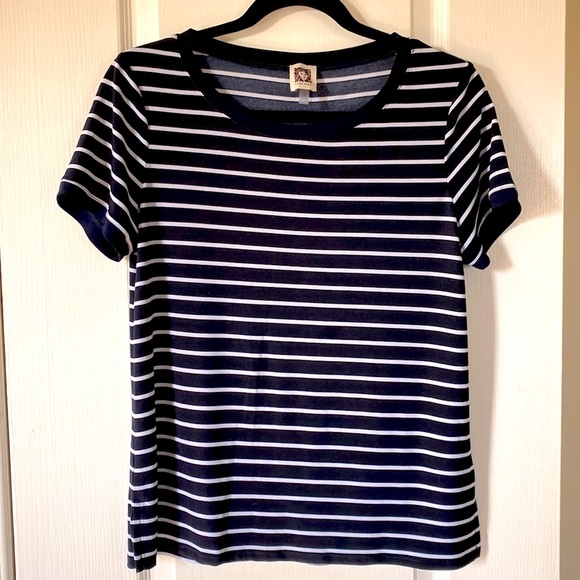Anne Klein striped top size S - Picture 1 of 4